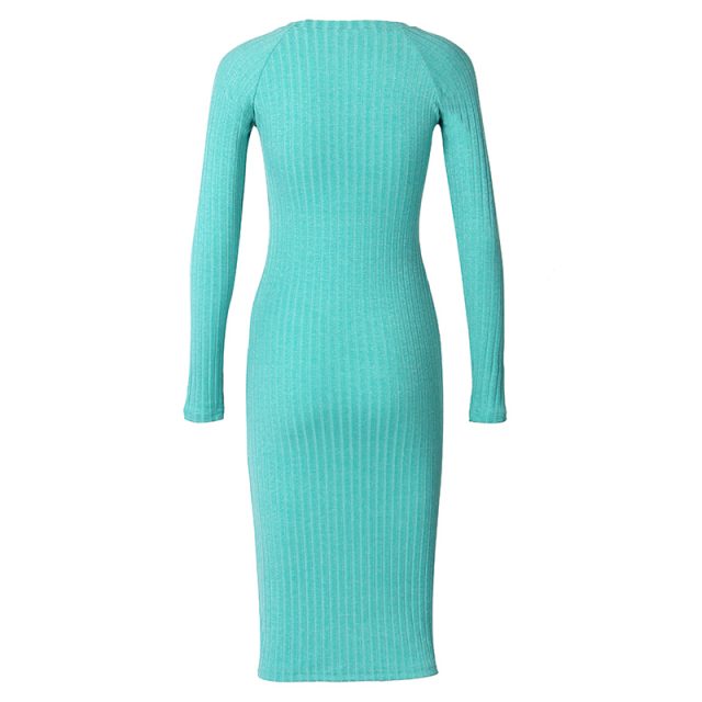 Women’s Casual Pencil Knitted Dress