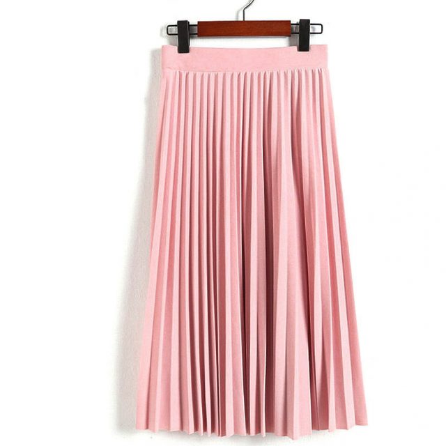 Women’s Pleated Midi Skirt