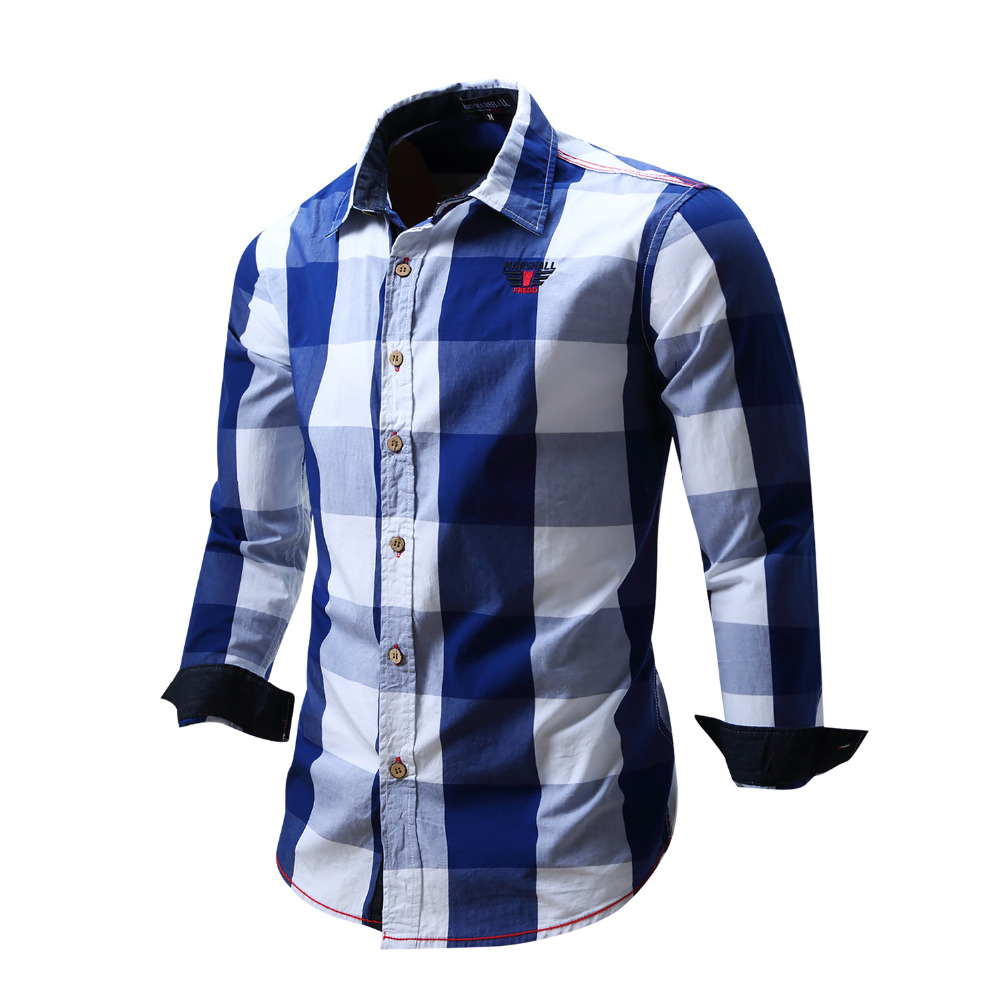 Men s Casual Plaid Patterned Shirts
