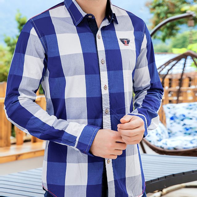 Men’s Casual Plaid Patterned Shirts