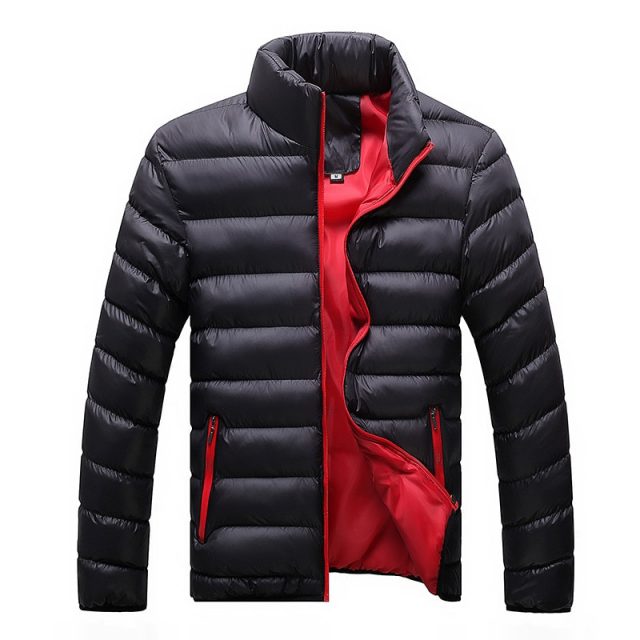 Men’s Warm Jacket with Stand Collar