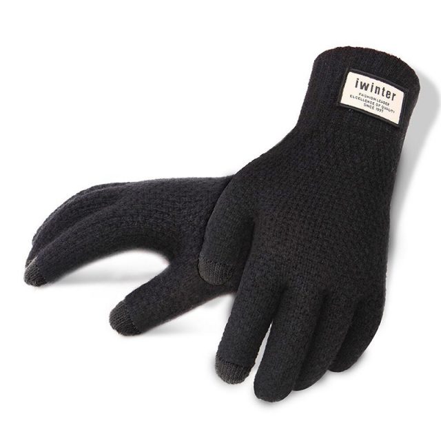 Men’s Knitted Touchscreen Gloves