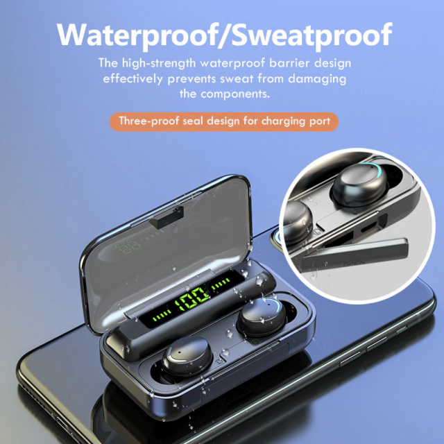 Trendy Waterproof Wireless Bluetooth Earphones